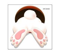 Adesivo Impermeabile Coniglio, Decalcomanie Autoadesive Da Di Pasqua, Decalcomaniee Per WC Design Natica, Poster Animali Decalcomanie Da Per Bagno Asilo Cucina Appartamento Casa