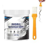 Adesivo Impermeabile Trasparente | Agente Impermeabilizzante Liquido e Trasparente - Agente Riparatore Anti-Perdite per Pareti Doccia Giardino Bagno Terrazze Finestre Seminterrato Cucina