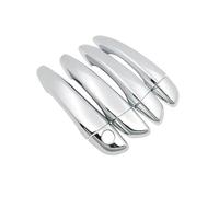 Adesivo In Fibra Carbonio Cromato Nero Lucido Per Peugeot 208 E-208 MK2 P21 2019~2023 Con Guida A Sinistra Copertura della maniglia della portiera dell'auto(Type B)