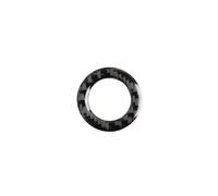 Adesivo in Fibra Carbonio Interni auto pulsante Start Stop pannello anello copertura rivestimento adesivi decalcomania per Q50 Q60 accessori auto in fibra di carbonio Decorazione Accessori
