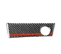 Adesivo in Fibra Carbonio Per A4 B9 Per A5 2017 Console centrale in fibra di carbonio Accendisigari Pannello adesivo Decorazione Accessori interni auto Decorazione Accessori(Style A S element)