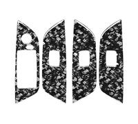 Adesivo in Fibra Carbonio Per BMW Per X1 E84 2009-2015 Interni Finestra Automobile Pannello Sollevamento In Fibra Carbonio Adesivo Decorativo Decorazione Accessori(Forged Carbon LHD)