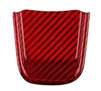 Adesivo in Fibra Carbonio Per Fiat Per Abarth 500 595 2022-2023 Volante per auto in fibra di carbonio Adesivo decorativo Protezione Accessori per interni auto Decorazione Accessori(Style B Red)