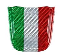 Adesivo in Fibra Carbonio Per Fiat Per Abarth 500 595 2022-2023 Volante per auto in fibra di carbonio Adesivo decorativo Protezione Accessori per interni auto Decorazione Accessori(Style B Tricolor)