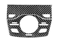 Adesivo in Fibra Carbonio Per Ford For Escape For Kuga 2013-2016 Pannello di controllo centrale auto Accessori adesivi per finiture in fibra di carbonio Decorazione Accessori(B LHD BLACK)