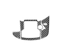 Adesivo in Fibra Carbonio Per Mazda Per CX-9 2016-2023 Fibra Carbonio Interni Manopola Controllo Centrale Pulsante Cornice Decorativa Copertura Decorazione Accessori(For Left-hand drive)