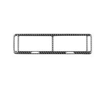 Adesivo in Fibra Carbonio Per Passat B5 2001 2002-2005 Car Interior Presa d'aria centrale Adesivo in fibra di carbonio Decorazione Accessori(Central vent L-R black)