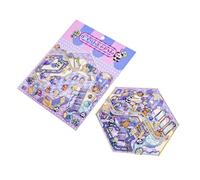Adesivo in miniatura con scena di cabina simulata per scrapbooking, diario, quaderno, album fotografico, custodia per telefono, mondo di gioco creativo