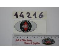 Adesivo in resina 3D logo GILERA Graphic stripe sticker mark