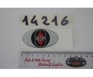 Adesivo in resina 3D logo GILERA Graphic stripe sticker mark