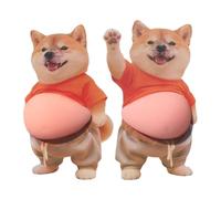 Adesivo in silicone da schiacciare - Decalcomania 3D per la pancia del cane, decalcomanie autoadesive per del telefono | Notebook Scrapbook Journal Planner Cancelleria Laptop