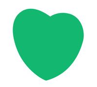 Adesivo in vinile a forma di cuore, impermeabile e facile da applicare, ideale per laptop, auto, finestrini, telefoni e tablet. Resistente ai graffi