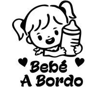 Adesivo in vinile Baby on Board, varie misure