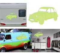 Adesivo In Vinile Citroen 2 CV. Durata Esterna Più Di 7 Anni