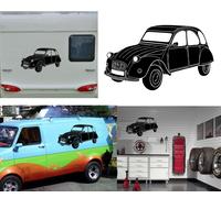 Adesivo In Vinile Citroen 2 CV. Durata Esterna Più Di 7 Anni