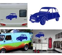 Adesivo In Vinile Citroen 2 CV. Durata Esterna Più Di 7 Anni