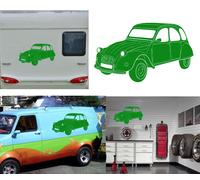 Adesivo In Vinile Citroen 2 CV. Durata Esterna Più Di 7 Anni