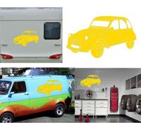 Adesivo In Vinile Citroen 2 CV. Durata Esterna Più Di 7 Anni