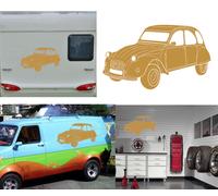 Adesivo In Vinile Citroen 2 CV. Durata Esterna Più Di 7 Anni