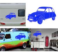 Adesivo In Vinile Citroen 2 CV. Durata Esterna Più Di 7 Anni