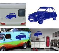Adesivo In Vinile Citroen 2 CV. Durata Esterna Più Di 7 Anni