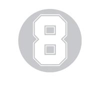 Adesivo in vinile con numero 8, alla moda, for finestrini auto, paraurti, carenatura della carrozzeria della moto, accessori decorativi in vinile.(Silver,15cm)