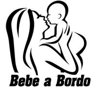 Adesivo in vinile con scritta "Baby on board", varie misure