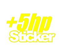 Adesivo in vinile con scritta "I Just Need+5hp You Know", per auto, camion, finestrino, 45 x 26,4 cm