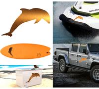 Adesivo In Vinile Delfino V1 XS B. Durata Esterna Oltre 7 Anni