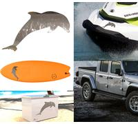 Adesivo In Vinile Delfino V1 XS. Durata Esterna Oltre 7 Anni