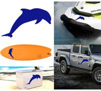 Adesivo In Vinile Delfino V1 XS. Durata Esterna Oltre 7 Anni