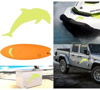 Adesivo In Vinile Delfino V1 XS. Durata Esterna Oltre 7 Anni