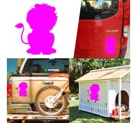 Adesivo In Vinile Leone XL. Durata Esterna Più Di 7 Anni