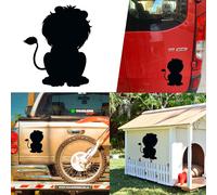 Adesivo In Vinile Leone XL. Durata Esterna Più Di 7 Anni