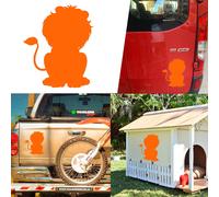 Adesivo In Vinile Leone XL. Durata Esterna Più Di 7 Anni