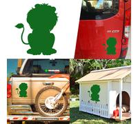 Adesivo In Vinile Leone XL. Durata Esterna Più Di 7 Anni