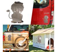 Adesivo In Vinile Leone XL. Durata Esterna Più Di 7 Anni