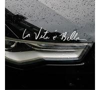 Adesivo in vinile per auto "Noizzy La Vita è Bella" - Slogan Beautiful Life per evidenziare - Design popolare per auto, accessori decorativi impermeabili per camion, furgoni e paraurti" (bianco