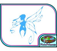 Adesivo In Vinile Pretty Pixie Fairy V Per Laptop, Auto, Camion, Muro, Finestra