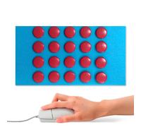Adesivo inferiore del mous - Adesivi inferiori a Glide Feet | Skates di topo anti-as-astuti | Strumento non slip mous per il gioco di studio E-Sports Work | liscio dei piedi del mous ptfe p