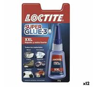 Adesivo Istantaneo Loctite Super Glue-3 XXL 20 g [12 Unità]