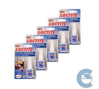 Adesivo Istantaneo utilizzo universale 5 PEZZI X 5g multimateriale Loctite 401