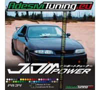 Adesivo JDM Power (Parabrezza Anteriore / Lunotto Posteriore)
