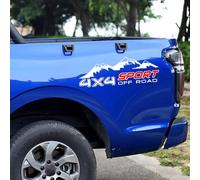 Adesivo Laterale per carrozzeria Auto per MG 3, 5, 6, HS, ZS, EV, MG3, 3SW, MG5, MG6, MG7, ZR, EHS, IGHTEZS, Adesivi per Auto Esterni Pickup Truck Bed Decor Cover Decal Decorazione,White-1B