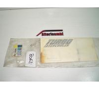 ADESIVO LOGO EMBLEMA SCRITTA TURBO INTERCOOLER ORIGINALE ADATTO A PEUGEOT CODICE