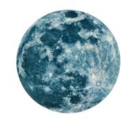 Adesivo luminoso a forma di luna, decorazione da parete fluorescente, per camera dei bambini, studio, camera da letto, soggiorno, decorazione per la casa