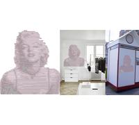 Adesivo Marilyn Monroe In Vinile Tagliato. Alta Qualità