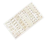Adesivo metallico con lettere e numeri dorati glitterati in PVC adesivo grande lettera adesiva per diario taccuino scrapbooking lettera adesiva