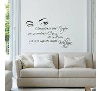 adesivo murale frase concedersi del tempo se stessi relax vita amore a0870