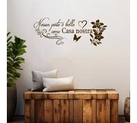 Adesivo murale "Nessun posto è bello come casa nostra |WS2627|Sticker Decorativo